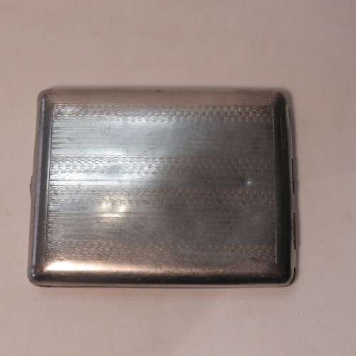 Vintage Nickle cigarette case
