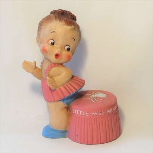 Little Miss Muffet vintage toy doll