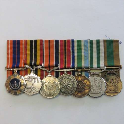 Set of 7 SADF Border War Medals