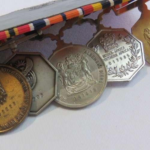 Set of 7 SADF Border War Medals