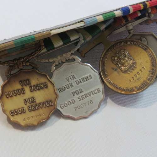 Set of 7 SADF Border War Medals