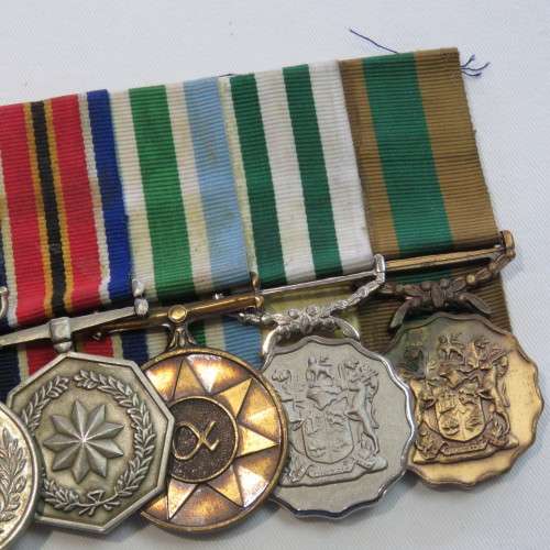 Set of 7 SADF Border War Medals