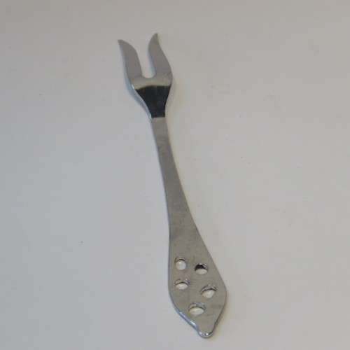 6 Dutch silverplated cocktail forks - In original box