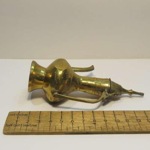 Miniature Brass urn with 5 cups