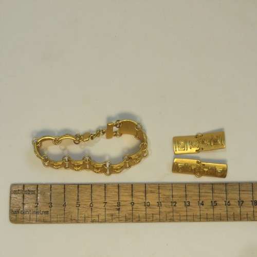 INCA Empire replica necklace, bangle and earring set