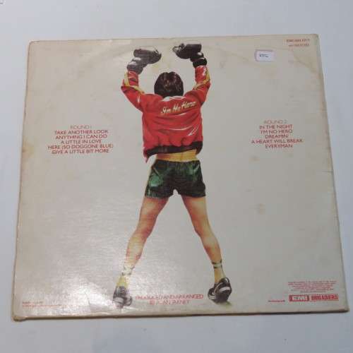 Vintage Vinyl Music Record LP 33 rpm Cliff Richard I`m no Hero - EMI 1980 EMJC(D)5217