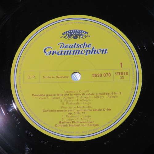 Vinyl Record LB 33 1/3 Deutsche grammophon 2530 070 Germany Printing