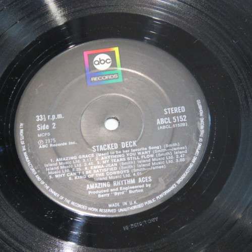 Vintage Music LP Amazing Rhythm Aces - Stacked deck ABCL5152 - ABC records 1975