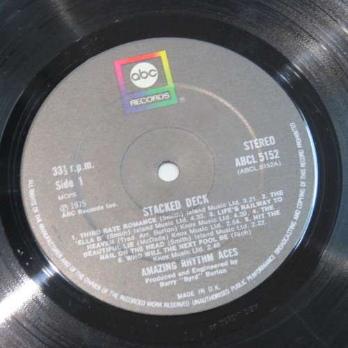 Vintage Music LP Amazing Rhythm Aces - Stacked deck ABCL5152 - ABC records 1975