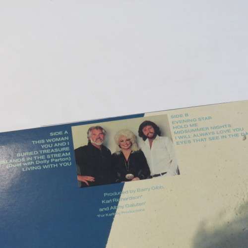 Vintage Music LP Vinyl 33 rpm Kenny Rodgers - Eyes that see in the dark - RCA 1983 - TRL3502