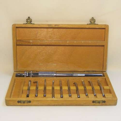 Vintage Anthogyr dental tool kit