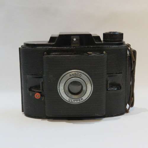 Ansco clipper 1940`s camera with box - Some rust