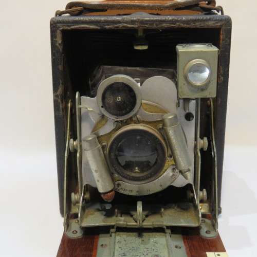 Antique Tudor camera 1905-1908 - With plate attachment - Well used