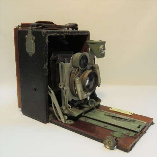 Antique Tudor camera 1905-1908 - With plate attachment - Well used