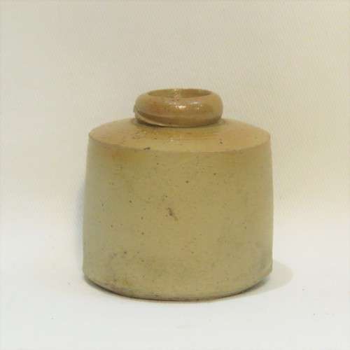 Antique clay ink pot in excellent condition