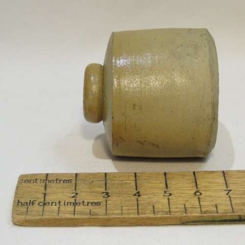 Antique clay ink pot in excellent condition