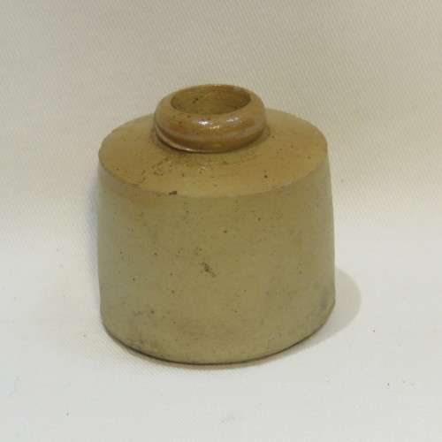 Antique clay ink pot in excellent condition