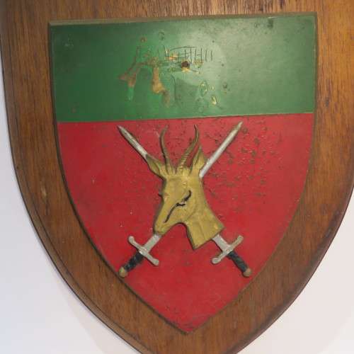 SADF Army Eastern Province plaque - Missing elephant