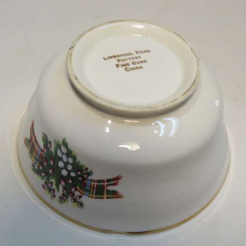 Liverpool Rd handpainted milk jug and sugar bowl