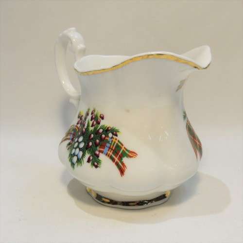 Liverpool Rd handpainted milk jug and sugar bowl