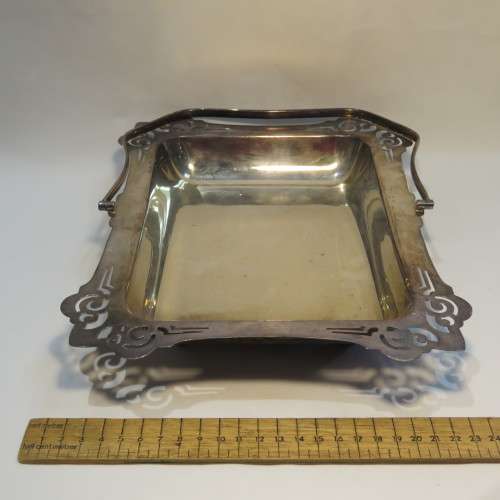 Silverplated cookie tray - Yeoman plate