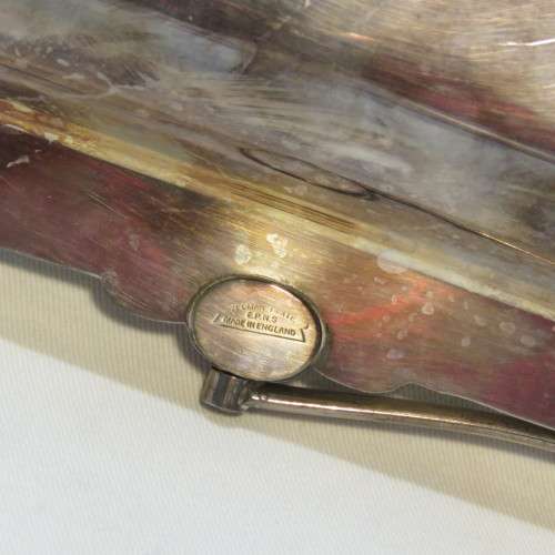 Silverplated cookie tray - Yeoman plate