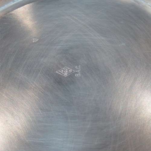 Silverplated Bangkok arts and crafts ice/punch bucket on drip tray - 37 cm High