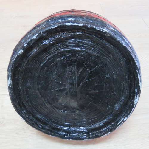 Chinese red, black and gold wedding basket - Top 28 x 28 cm - 46 cm High