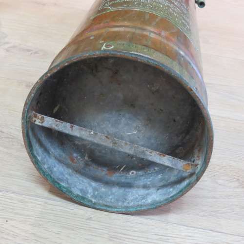 Antique Patrol Fire Extinguisher - Elmira New York - Issued by Central Fire Appliances South Africa