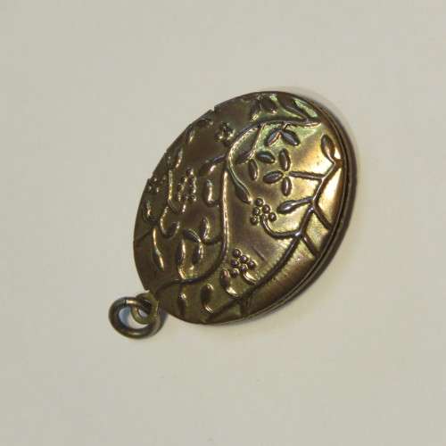 Antique plated locket