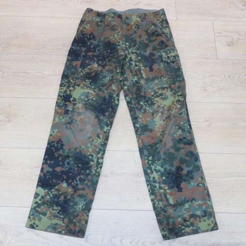 German Army Flecktarn camo combat trousers - Size 36 - Inner leg 83 cm