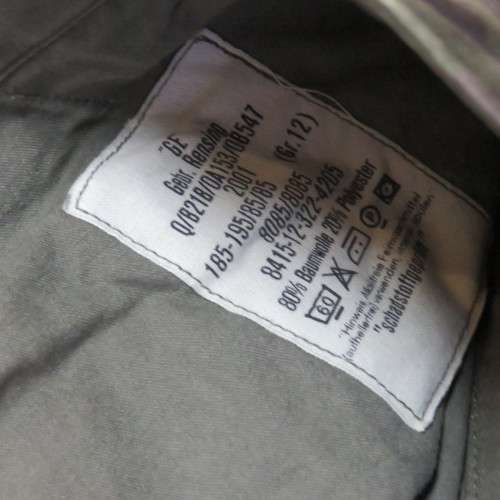 German Army Flecktarn camo combat trousers - Size 36 - Inner leg 83 cm