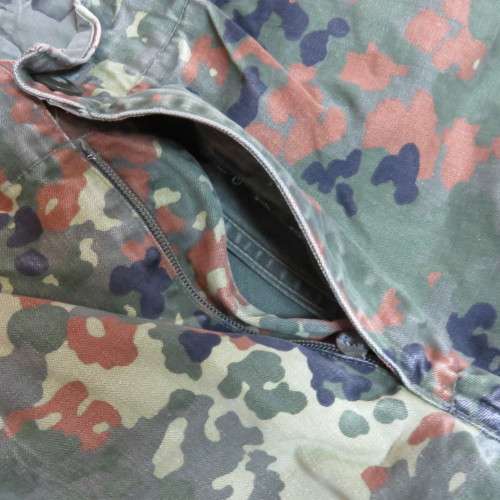 German Army Flecktarn Camo combat trousers - Size 34 - Inner leg 69 cm