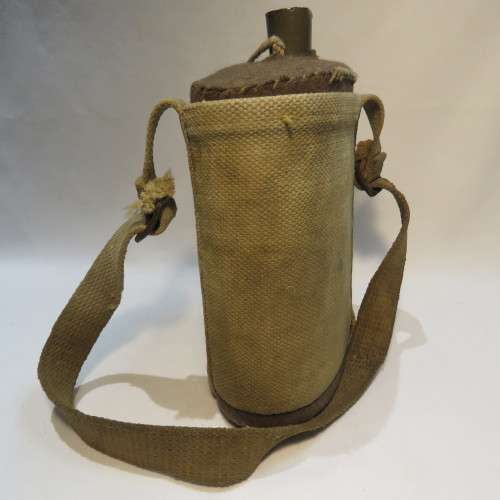 SA Union Defence Force water bottle and pouch