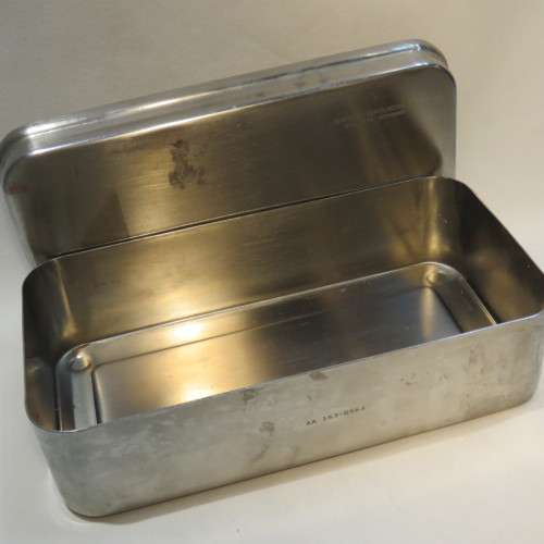 Dental sterilization case - SADF - Also called Eudobox - Stainless steel