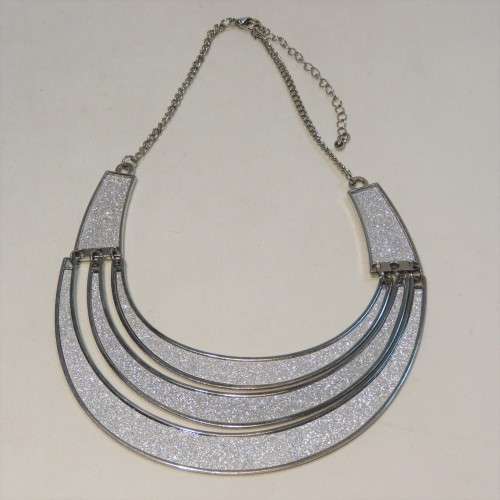 Vintage costume jewellery choker necklace plus 6 bangles