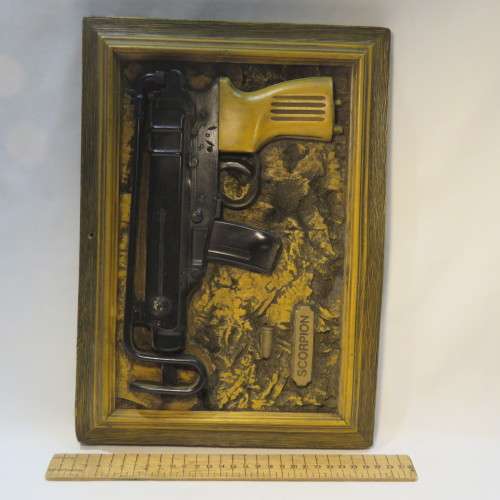 SADF Scorpion machine gun weapon ID foam plaque