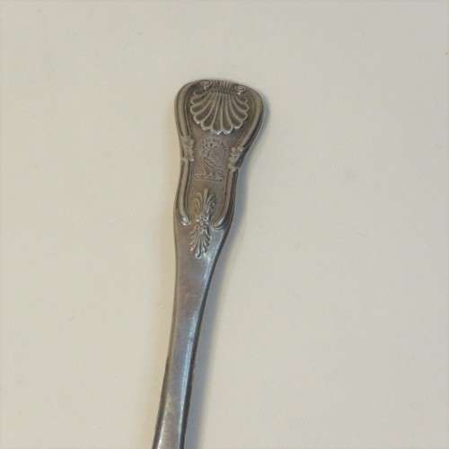 Scottish Edinburgh silver spoon - Possibly 1822 - Unknown maker JM - 48 grams