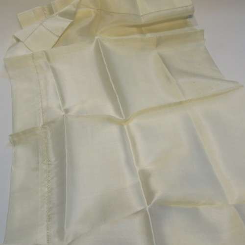 Pair of unused Pyramid cotton vintage handkerchiefs plus extra silk handkerchief - In original box