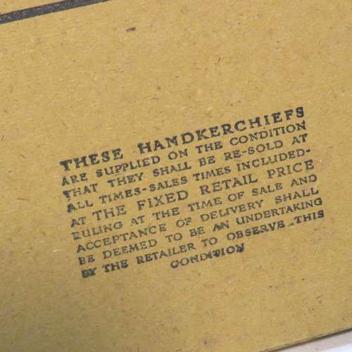 Pair of unused Pyramid cotton vintage handkerchiefs plus extra silk handkerchief - In original box