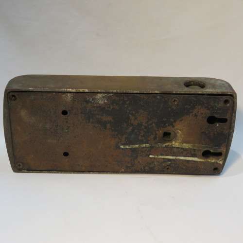 Vintage brass coin operated door lock - Disassembled