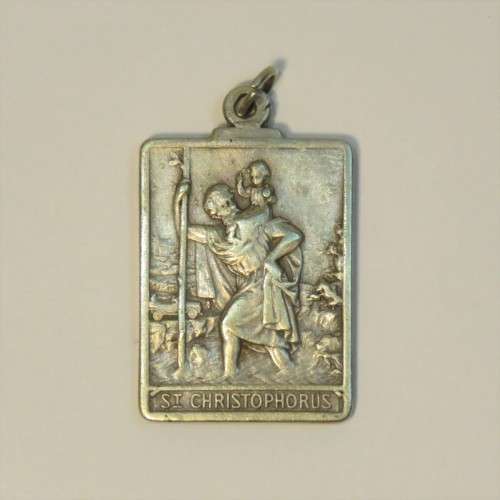 Safe travelling St Christopher pendant