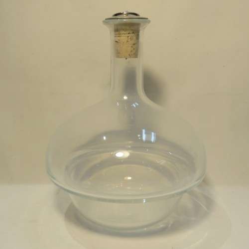 Vintage VAS VITREUM crystal insulated decanter / ice holder