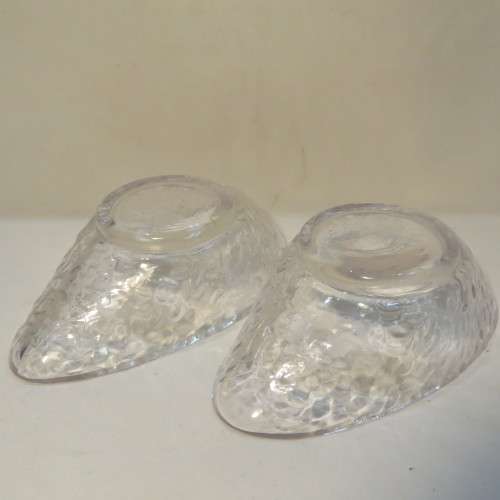 Lot of 6 vintage avocado dishes - Glass - In original boxes