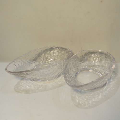 Lot of 6 vintage avocado dishes - Glass - In original boxes
