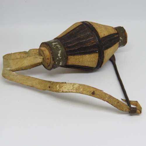 Wooden Opium/snuff vessel and spoon