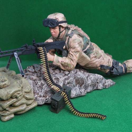 McFarlane Military US Army M60 Machine gunner figurine - Military series 3