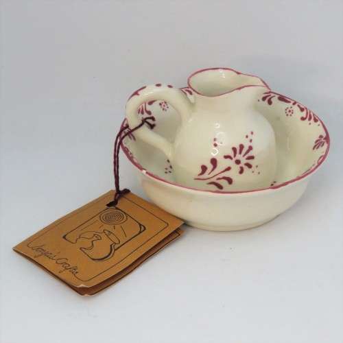 Miniature basin and water jug - Handmade by Sonja