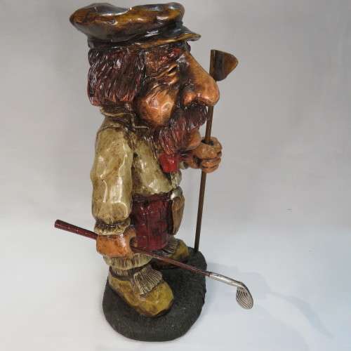 Elweco Golfer novelty figurine - Polyresin