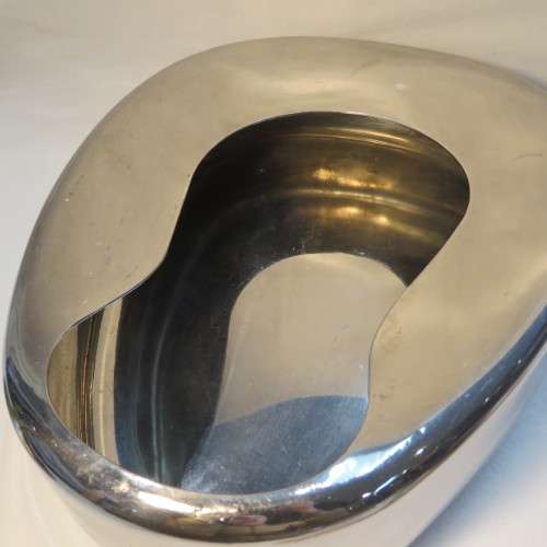 Vintage SADF bedpan - Stainless steel